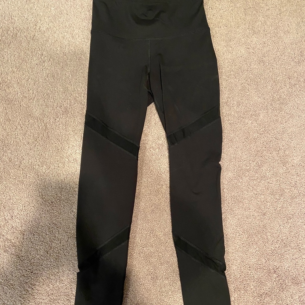 NWOT - Black Mesh Leggings